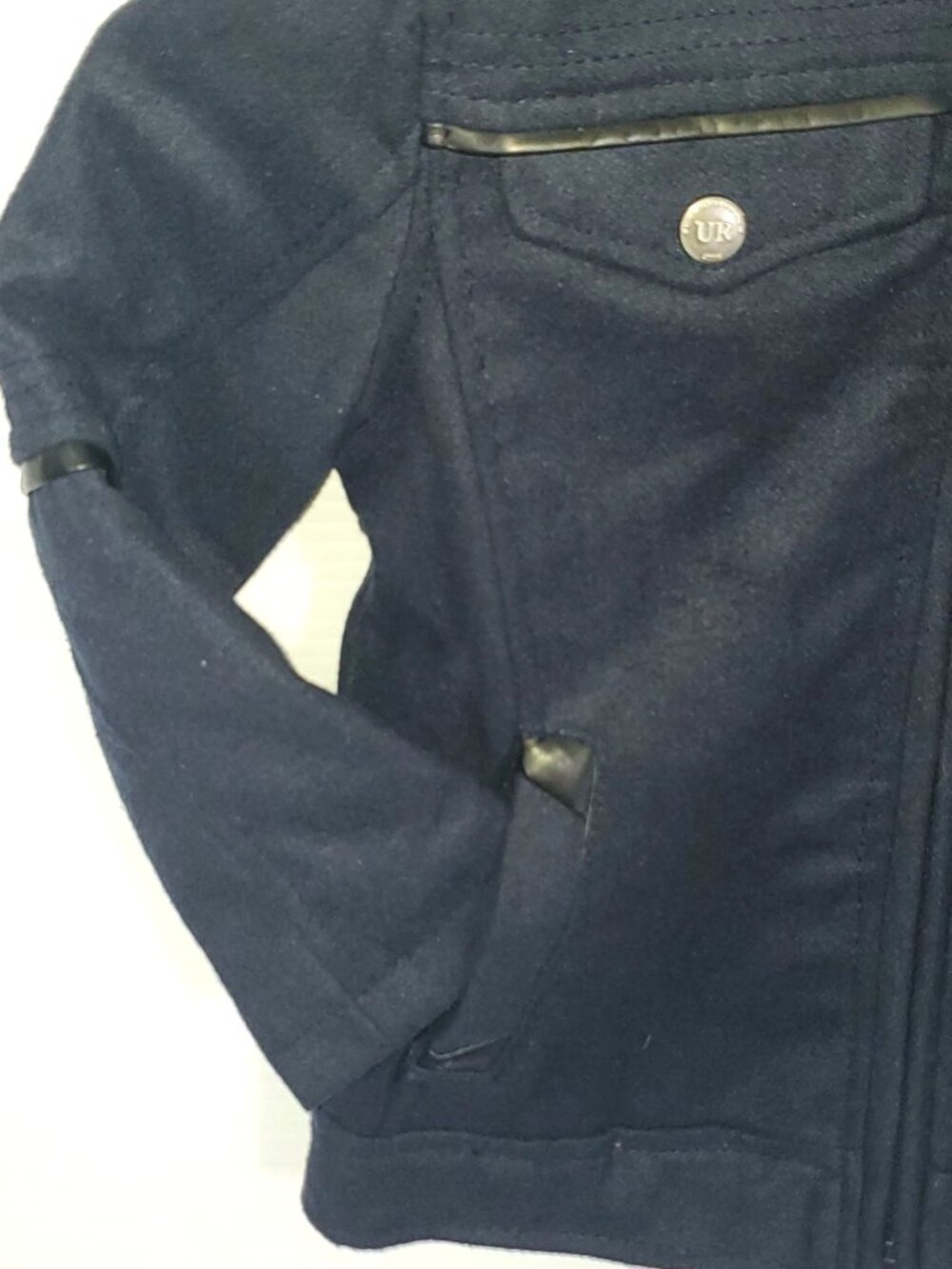 NWT Urban Republic Baby's Navy BlueWool Winter Jacket Size 12 M 1066 - Picture 9 of 13